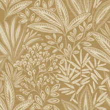 M1781 Sahara Leaf Ochre Wallpaper By Crown
