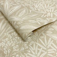 M1782 Sahara Leaf Natural Wallpaper By Crown