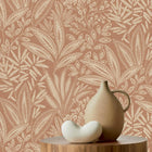 M1783 Sahara Leaf Clay Wallpaper By Crown
