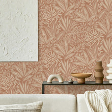 M1783 Sahara Leaf Clay Wallpaper By Crown