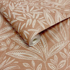M1783 Sahara Leaf Clay Wallpaper By Crown