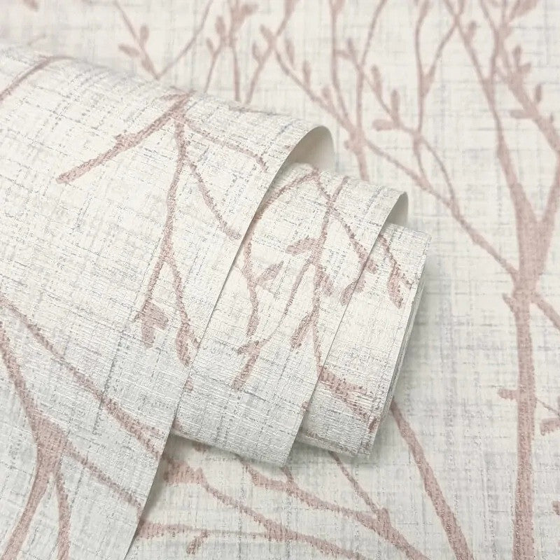 M1874 Lynford Trees Blush Wallpaper by Crown