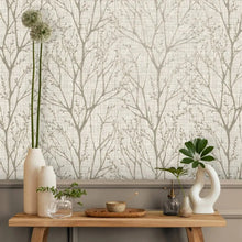 M1875 Lynford Trees Natural Wallpaper by Crown