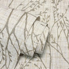 M1875 Lynford Trees Natural Wallpaper by Crown