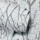 M1877 Lynford Trees Blue Wallpaper by Crown
