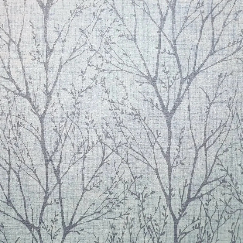 M1877 Lynford Trees Blue Wallpaper by Crown