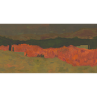 M4101-2 Vergel Red Aniline Mural by Tres Tintas