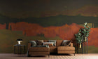 M4101-2 Vergel Red Aniline Mural by Tres Tintas