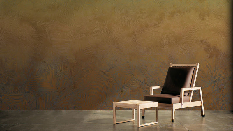 Esteca Brown Aniline Mural by Tres Tintas