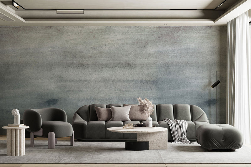 Nimbo Blue Aniline Mural by Tres Tintas