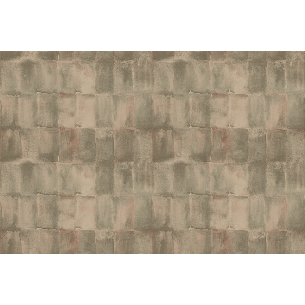 M4107-1 Briqueta Green Aniline Mural by Tres Tintas