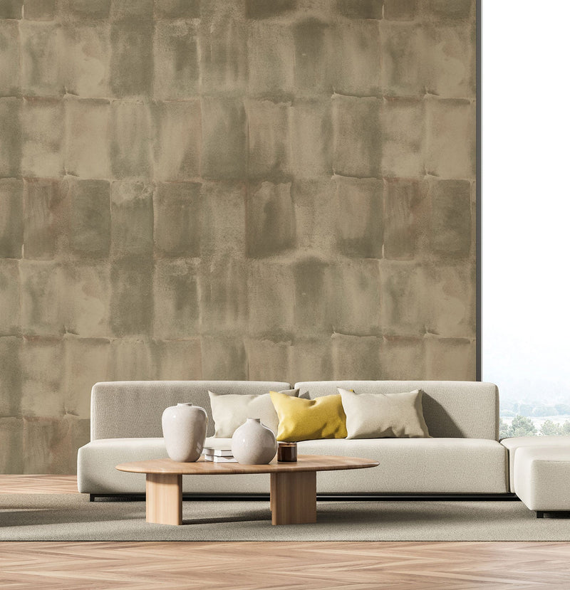 Briqueta Green Aniline Mural by Tres Tintas
