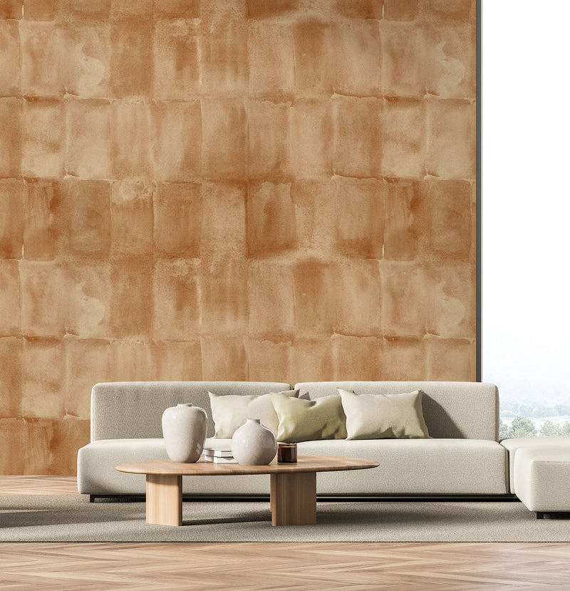 Briqueta Red Aniline Mural by Tres Tintas