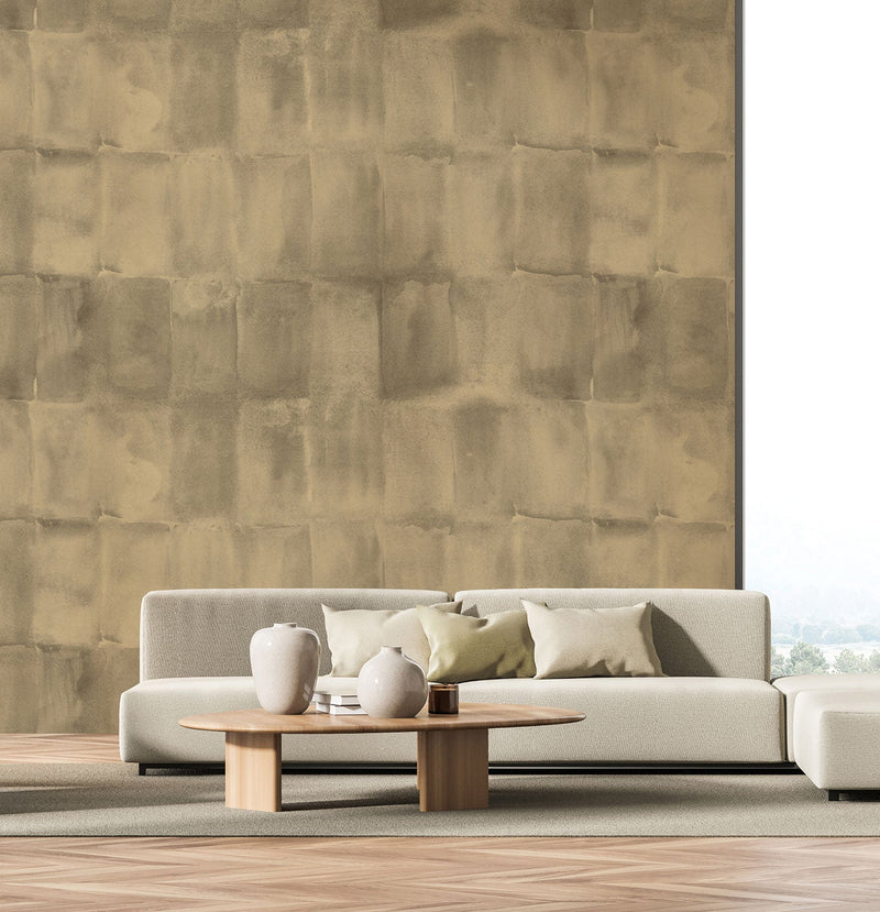 Briqueta Beige Aniline Mural by Tres Tintas