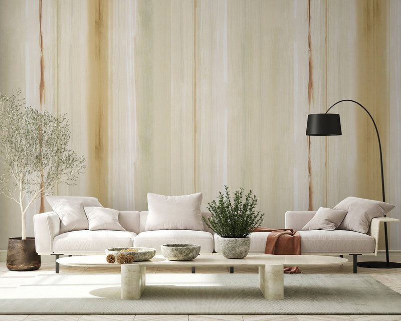 Flama Yellow Aniline Mural by Tres Tintas