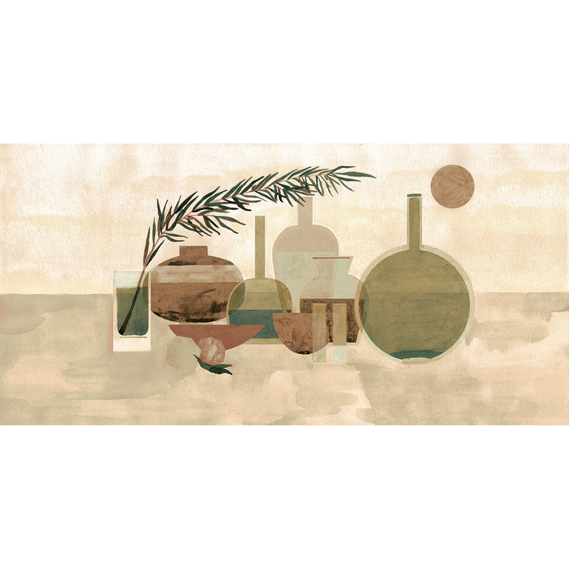Morandi Beige Aniline Mural by Tres Tintas