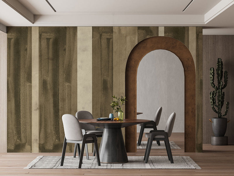 Temple Yellow Aniline Mural by Tres Tintas