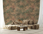M4112-3 Vulcano Green Aniline Mural by Tres Tintas