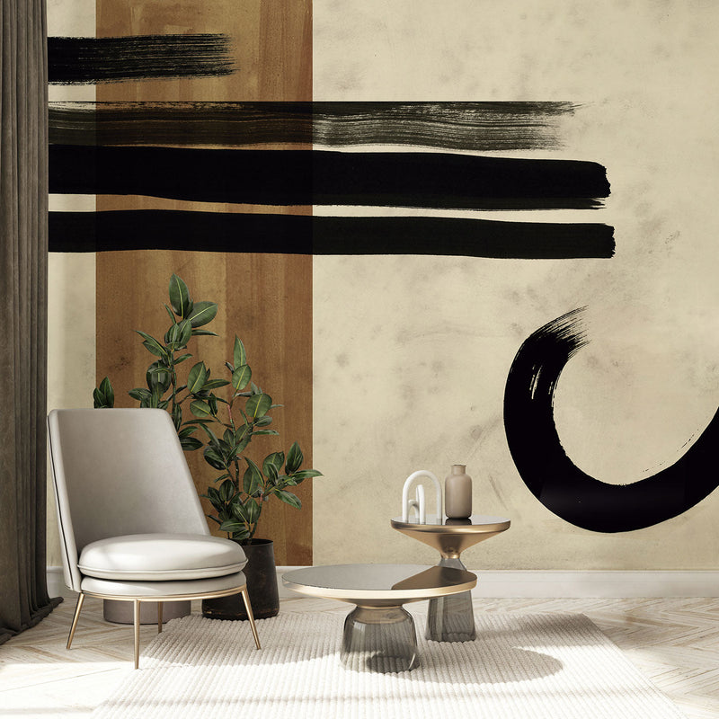 Bosco Red Aniline Mural by Tres Tintas