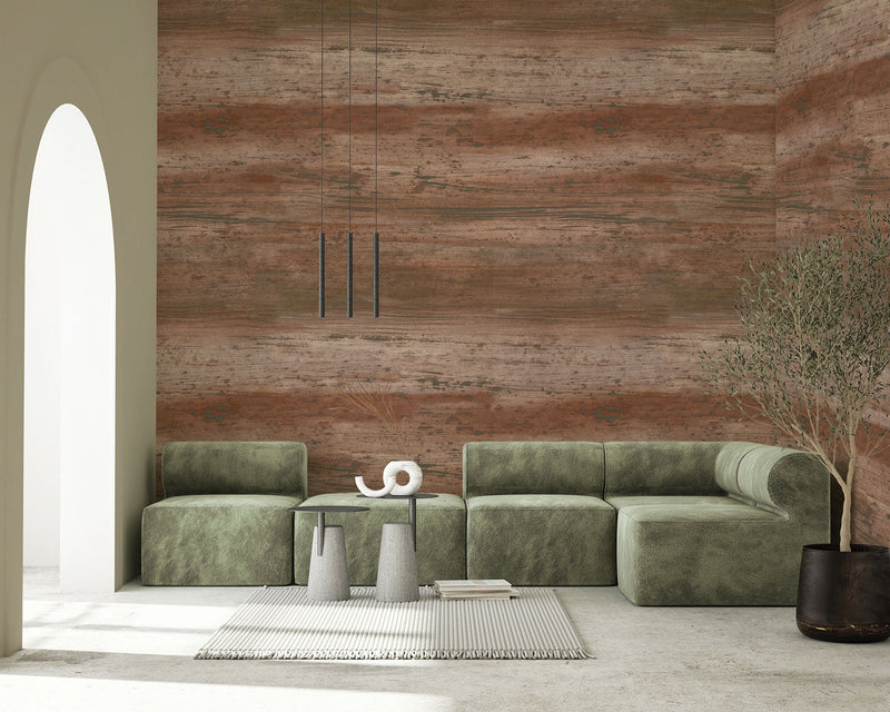 Pavesa Red Aniline Mural by Tres Tintas