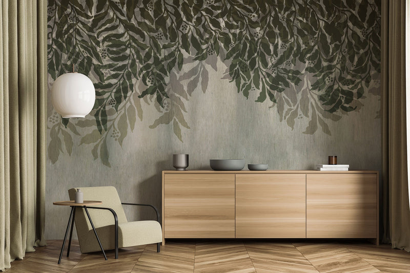 Foresta Green Aniline Mural by Tres Tintas