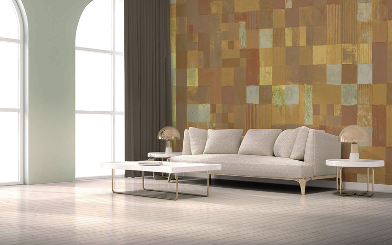 Taracea Green Aniline Mural by Tres Tintas