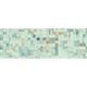 Taracea Blue Aniline Mural by Tres Tintas