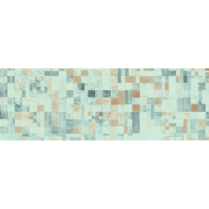 Taracea Blue Aniline Mural by Tres Tintas