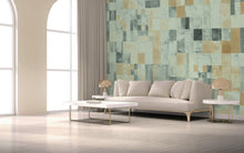 M4117-3 Taracea Blue Aniline Mural by Tres Tintas