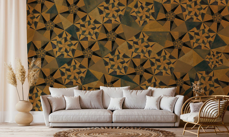 Scopio Yellow Aniline Mural by Tres Tintas