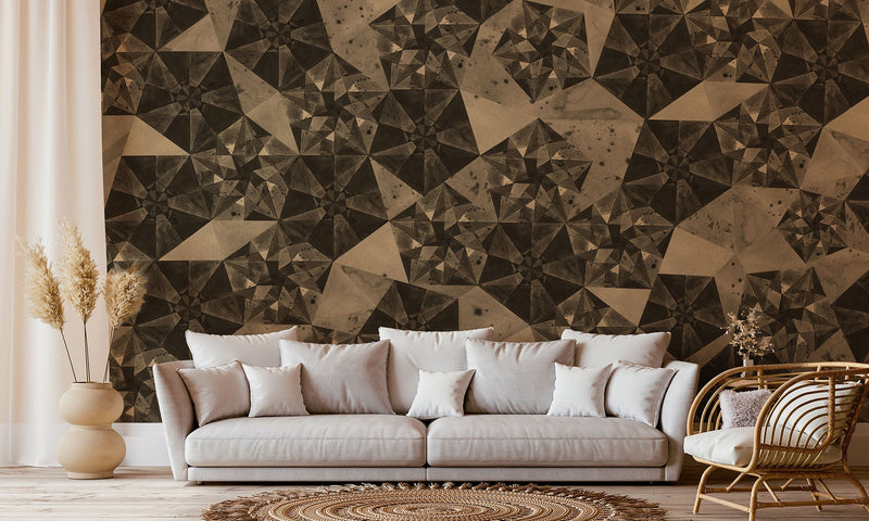 Scopio Black Aniline Mural by Tres Tintas