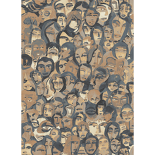 M4601-2 Rimero Dark Blue Ania Mural by Tres Tintas