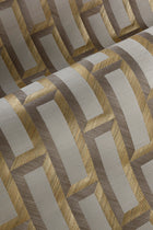72720 Biseau Marqueterie Gold Orange Ruby Wallpaper By Arte
