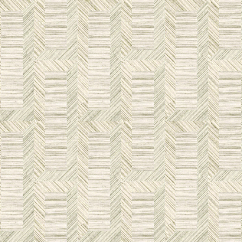 72730 Biseau Marqueterie Warm White Wallpaper By Arte