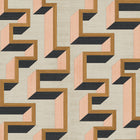 72702 Detour Marqueterie Copper Pink Wallpaper By Arte