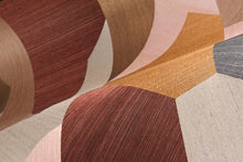 72770 Puzzle Marqueterie Orange Ruby Wallpaper By Arte