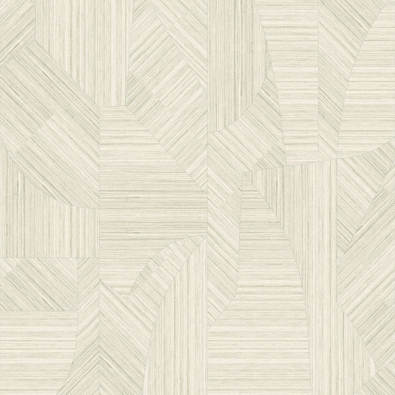 72780 Puzzle Marqueterie Warm White Wallpaper By Arte