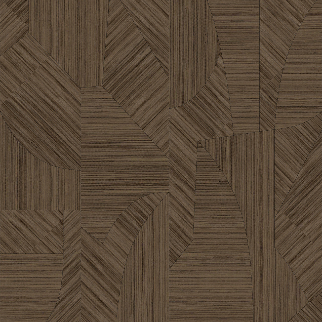 72781 Puzzle Marqueterie Mocha Wallpaper By Arte