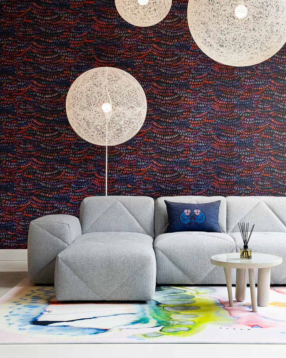 MO4020 Dandelion Cranes Memento Moooi Heliotrope Wallpaper By Arte