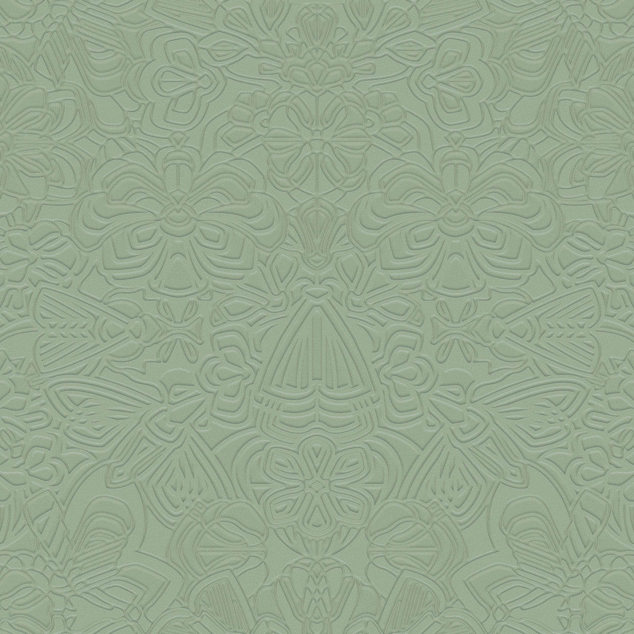 MO4002 Mimic Moth Memento Moooi Sage Wallpaper By Arte