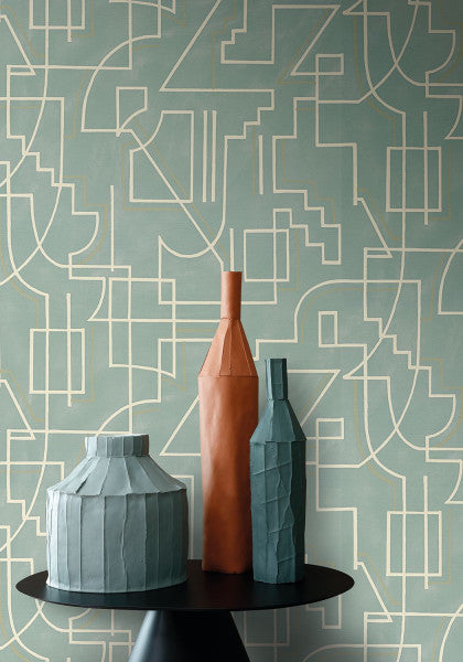 76021426 Alexander Mouvements Wallpaper by Casamance