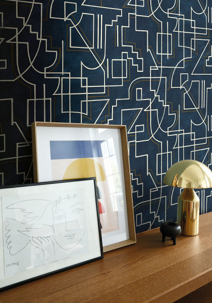 76021732 Alexander Mouvements Wallpaper by Casamance