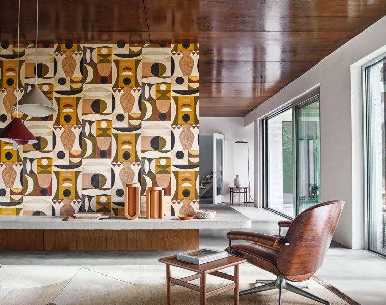 76032446 Auguste Mouvements Wallpaper by Casamance