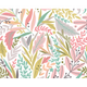 Patterned Leaves Olive  & Blush Mural (Medium) by Origin Murals