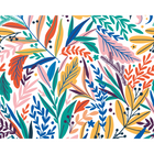 Patterned Leaves Multi Bright Mural (Medium) by Origin Murals