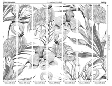 Paradise Flamingo Noir Mural (Large) by Origin Murals