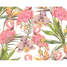 Paradise Flamingo Watermelon Mural (Medium) by Origin Murals