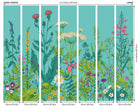 Botanical Fleur Peacock Mural (Large) by Origin Murals