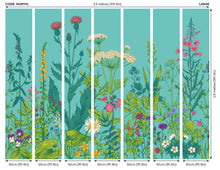 Botanical Fleur Peacock Mural (Large) by Origin Murals