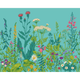 Botanical Fleur Peacock Mural (Medium) by Origin Murals